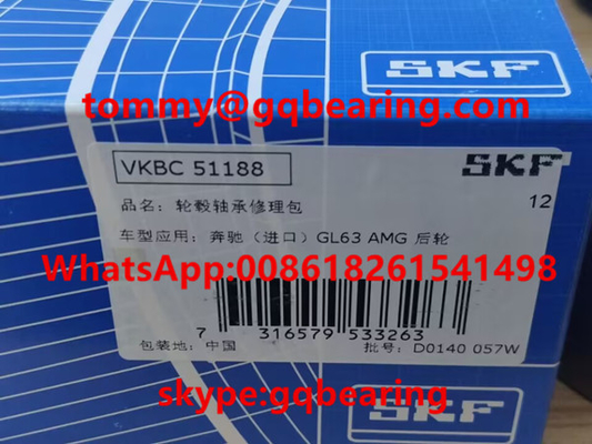 Gcr15 χάλυβας SKF VKBC 51188 οπίσθια πλήμνη ροδών που αντέχει το αυτοκίνητο ρουλεμάν GL63 AMG