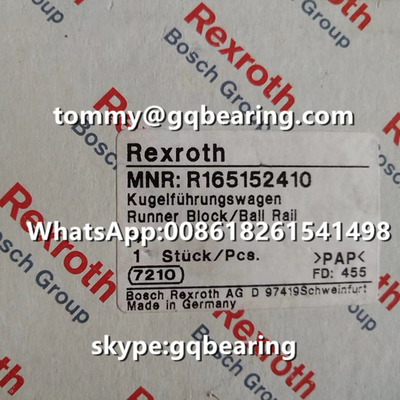 Rexroth R166619420 χάλυβα υλικός στενός τύπων σύντομος φραγμός δρομέων ύψους SKS μήκους τυποποιημένος