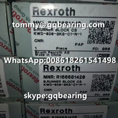 Rexroth R165141420 χάλυβα υλικός φλαντζών τύπων τυποποιημένος φραγμός δρομέων ύψους μήκους τυποποιημένος