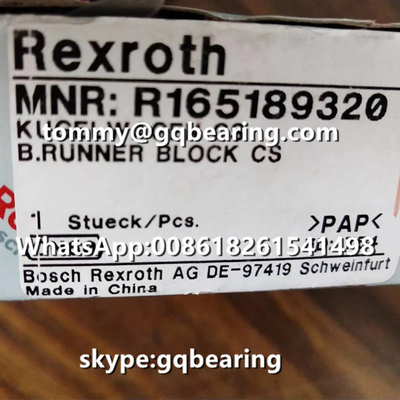 Rexroth R165189320 χάλυβα υλικός φλαντζών τύπων τυποποιημένος φραγμός δρομέων ύψους μήκους τυποποιημένος