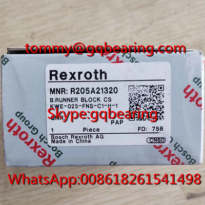 Υλικό από χάλυβα άνθρακα Rexroth R205A21320 Runner Block R205A21320 FNS