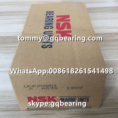 Αγορά Ιαπωνική προέλευση Χυτοσίδηρο υλικό NSK UCP208D1 Δύο βρόγχοι μαξιλαροστοιχείο μπάλα ρουλεμάν διαδικτυακή κατασκευή