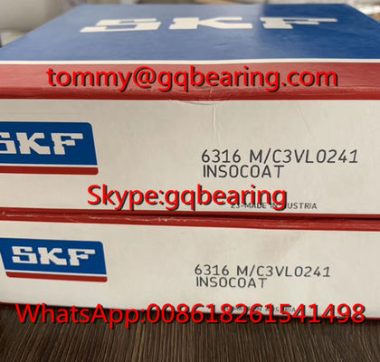 Αγορά Αυστρία Προέλευση SKF 6316M/C3VL0241 INSOCOAT Βαθιά στρογγυλοφόρα διαδικτυακή κατασκευή