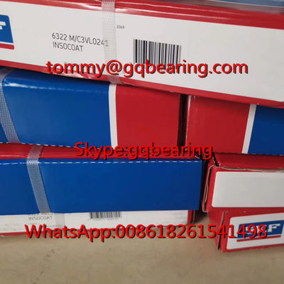 Αγορά Αυστρία Προέλευση SKF 6322M/C3VL0241 INSOCOAT Βαθιά λακκούβα σφαίρας διαδικτυακή κατασκευή