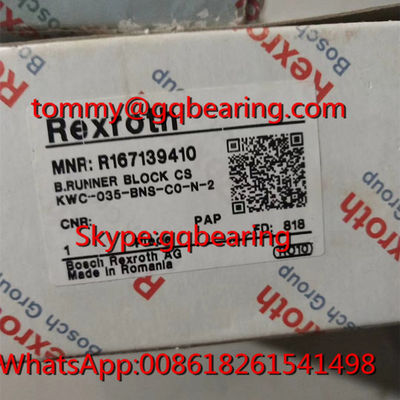 Αγορά Υλικό από χάλυβα άνθρακα Rexroth R167139410 Wide Runner Block Bosch R167139410 Γραμμικό ρουλέν διαδικτυακή κατασκευή