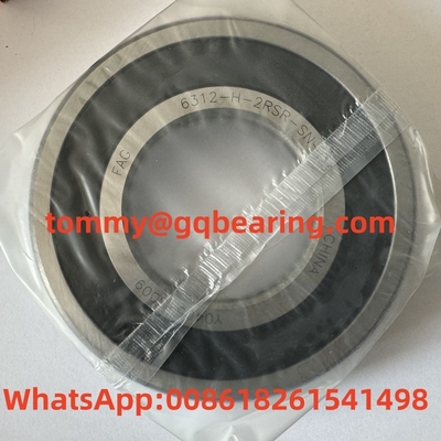 Χάλυβα φύλλο μεταλλικό κλουβί FAG 6312-H-2RSR-SN-C3 Βαθιά γραμμωτή σφαίρα ρουλέν 60x130x31mm