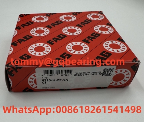 Χάλυβα φύλλο μεταλλικό κλουβί FAG 6310-H-2Z-SN-C3 Βαθιά γροθιά σφαίρα ρουλό 50x110x27mm