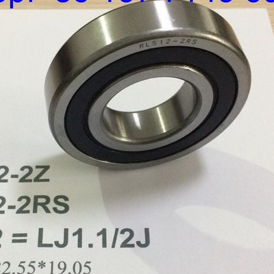 RLS12-2RS / LJ1.1/2-2RSJ Μέγεθος ιντσών Συρμούς αυτοκινήτων Βαθιά σχισμή σφαίρα Συρμός 38.1*82.55*19.05mm