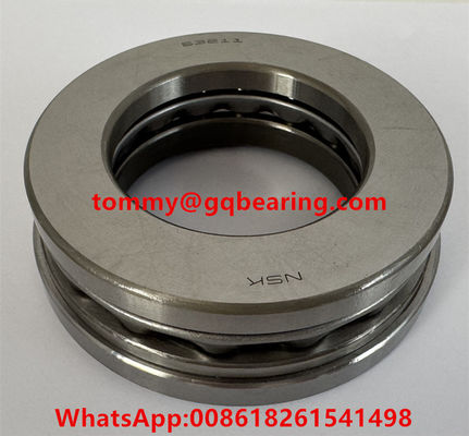 Ιαπωνική προέλευση NSK 53211U 53211+U211 Σφαίρα ώθησης 55x90x30mm με ευθυγραμμιστικό πλυντήριο καθίσματος