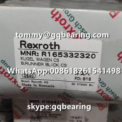 Rexroth R165332320 χάλυβα υλικός φλαντζών τύπων τυποποιημένος γραμμικός φραγμός ύψους μήκους τυποποιημένος