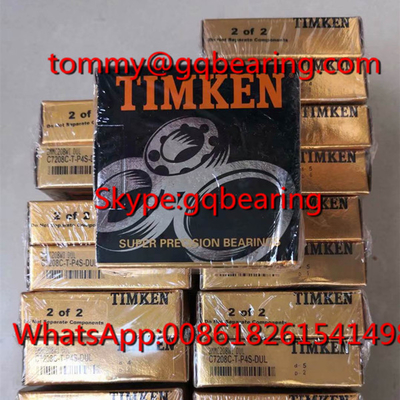 TIMKEN B7208C-T-P4S-DUL Υπερ-ακριβής γωνιακή σφαίρα επαφής 40x80x18mm γωνία επαφής 15 βαθμοί